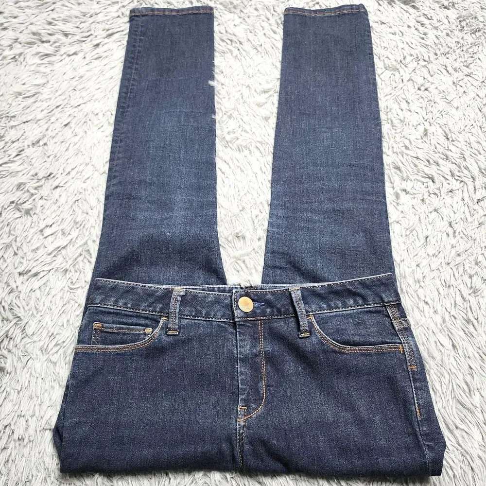 Banana Republic Jeans Womens 26P Dark Wash Skinny Stretch Denim Classic Fit‎